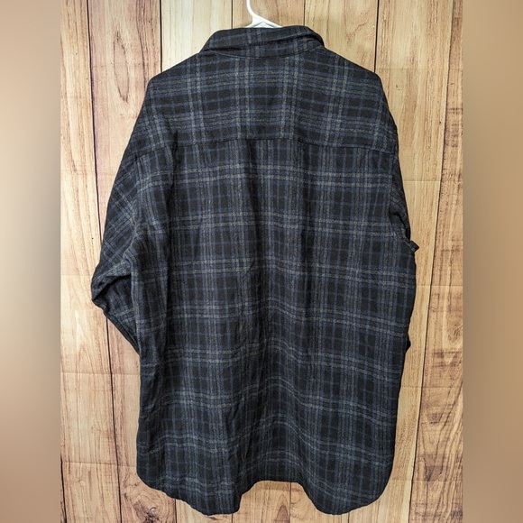 Vintage RedHead plaid button  up longsleeve with nylon lining size L - Picture 4 of 5